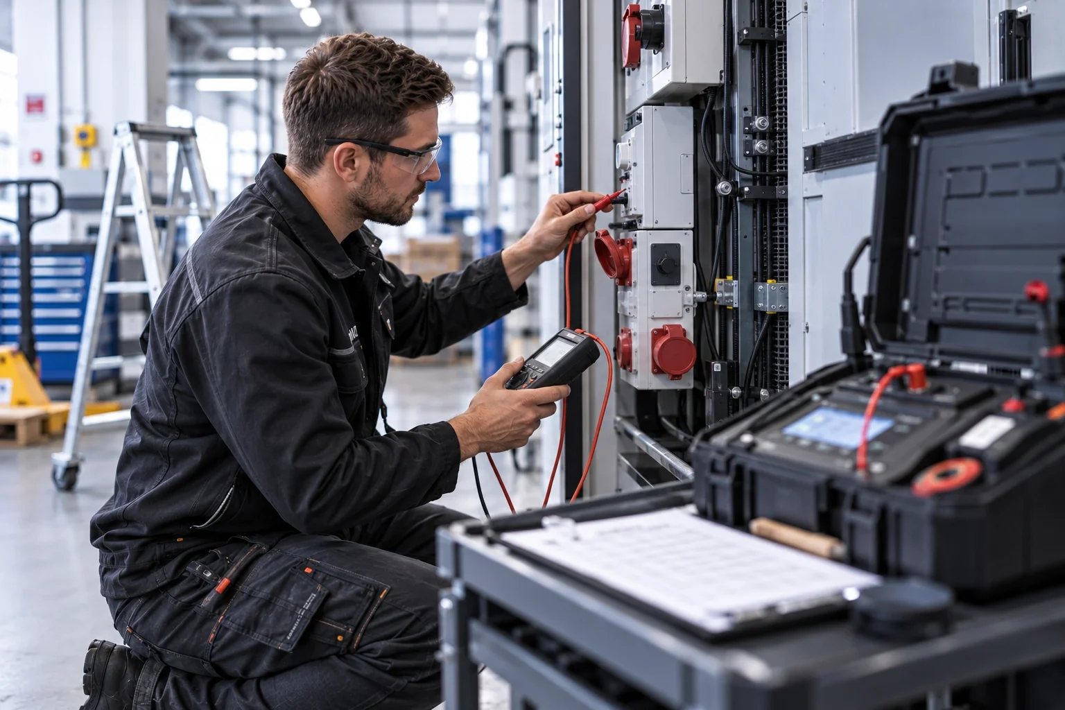 Fachgerechte Prüfung eines elektrischen Arbeitsmittels